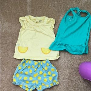 Summer girls clothes